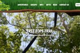 Tree Tops Trail high ropes adventure course new website - Tenby, Pembrokeshire, South West Wales